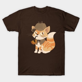 Sherlock Holmes Kitten T-Shirt